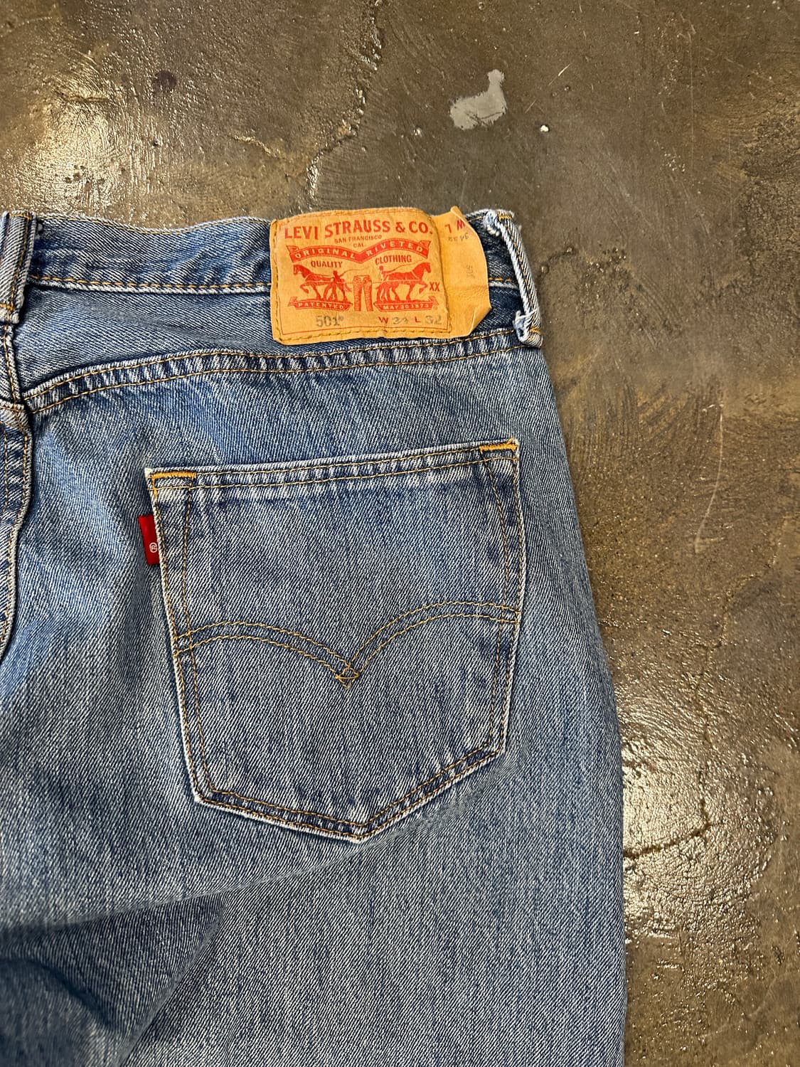 Levis 리바이스 501 W34 L32 상품이미지3