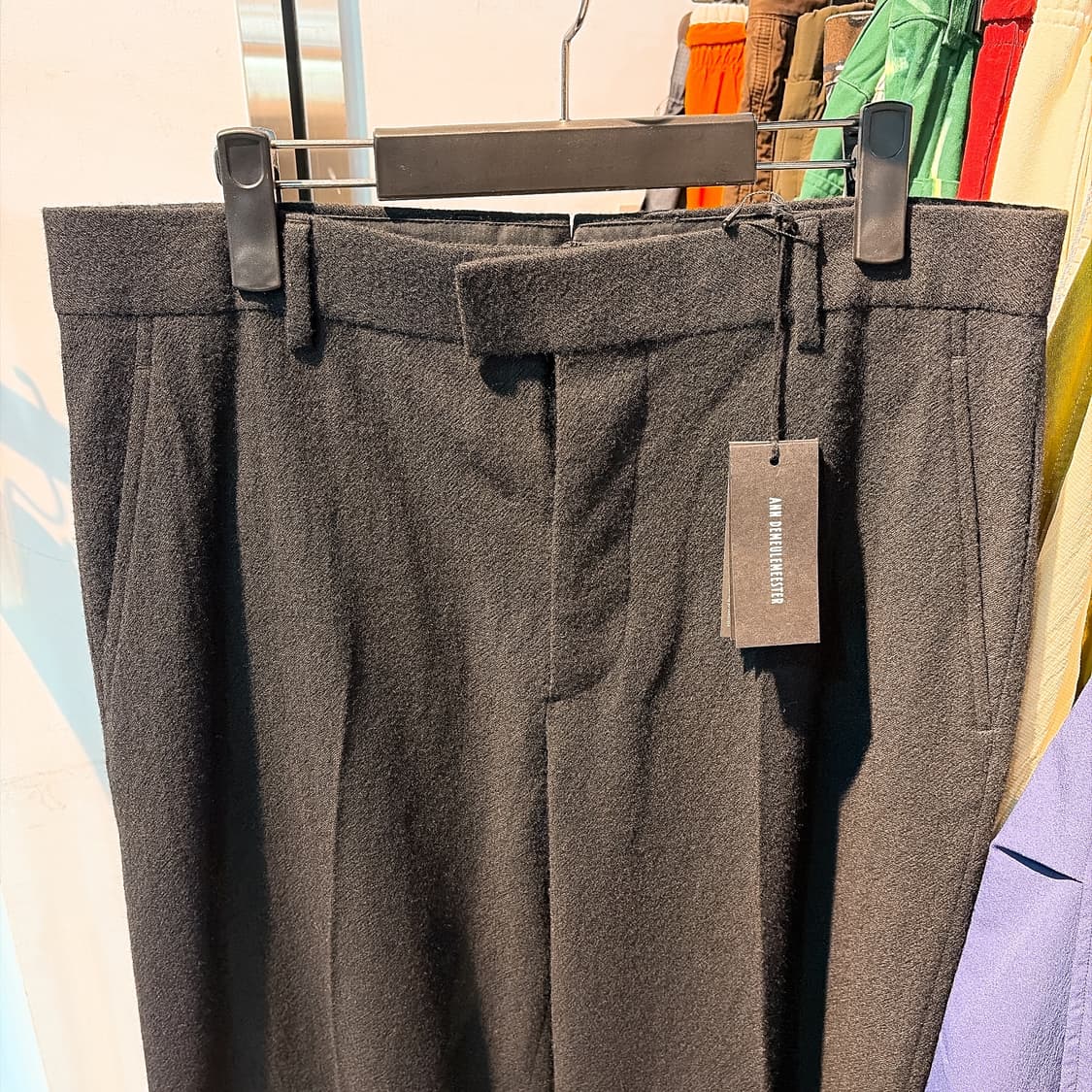 (정품/새상품) 앤드뮐미스터 남성 블랙 가스파 플레어 레그 컴포트 팬츠 상품이미지2