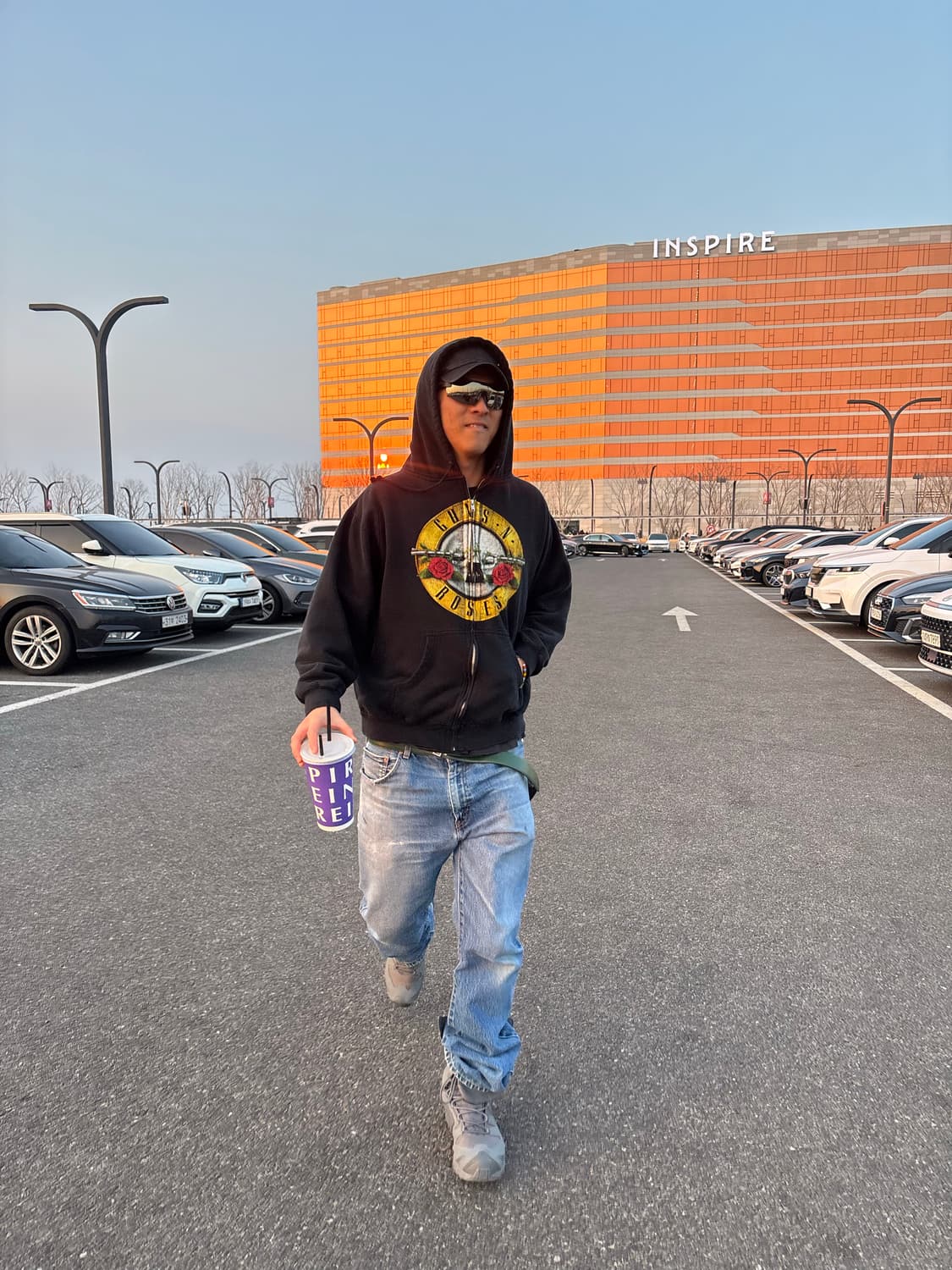 건즈앤로지스 빈티지 후드집업 블랙 상품이미지4