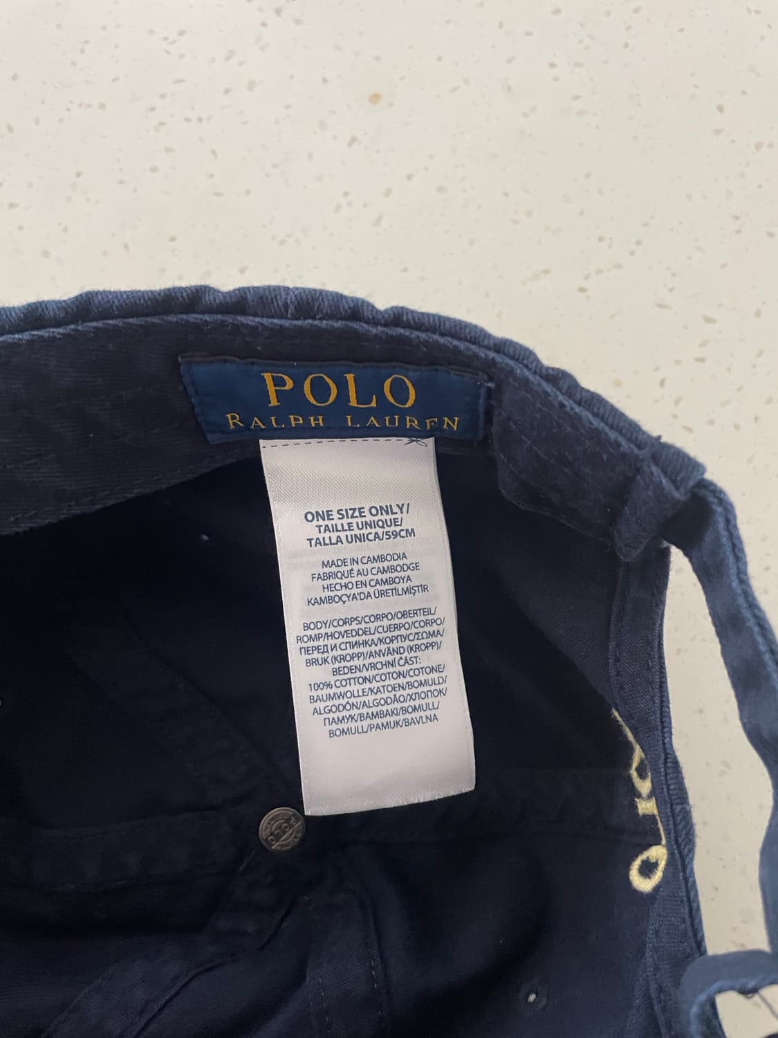 폴로 신형 네이비 볼캡 상품이미지5