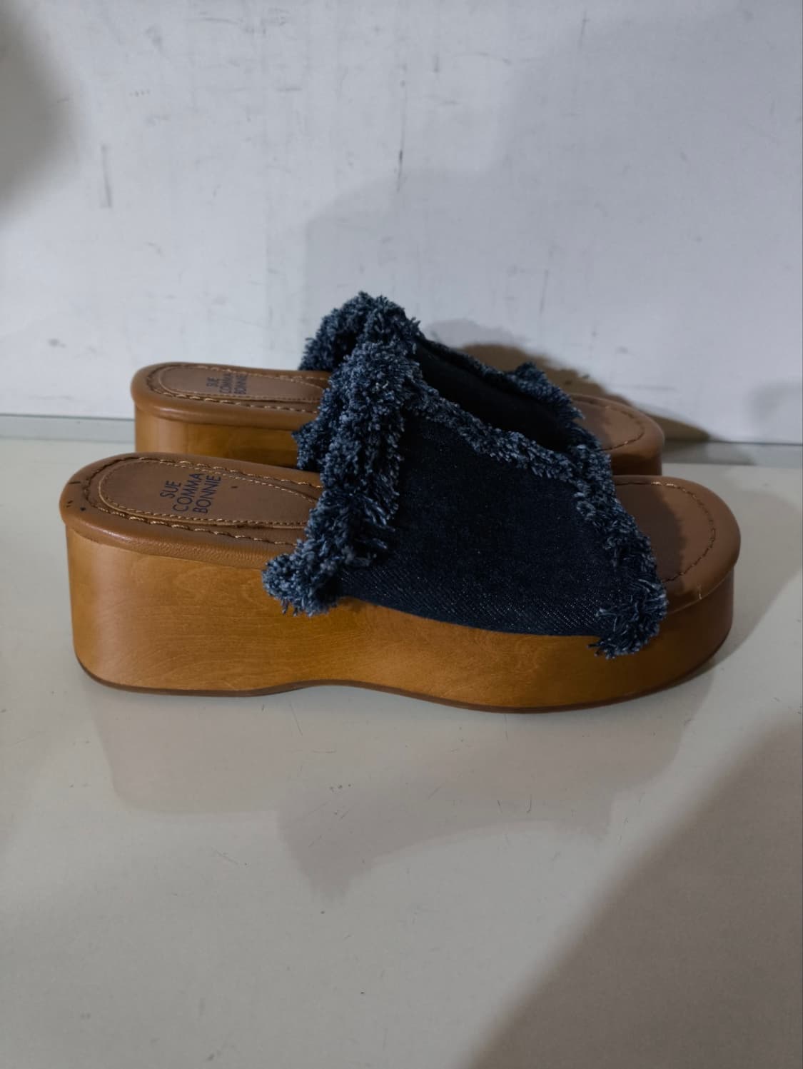 36 230mm 슈콤마보니 데님 슬리퍼 상품이미지2