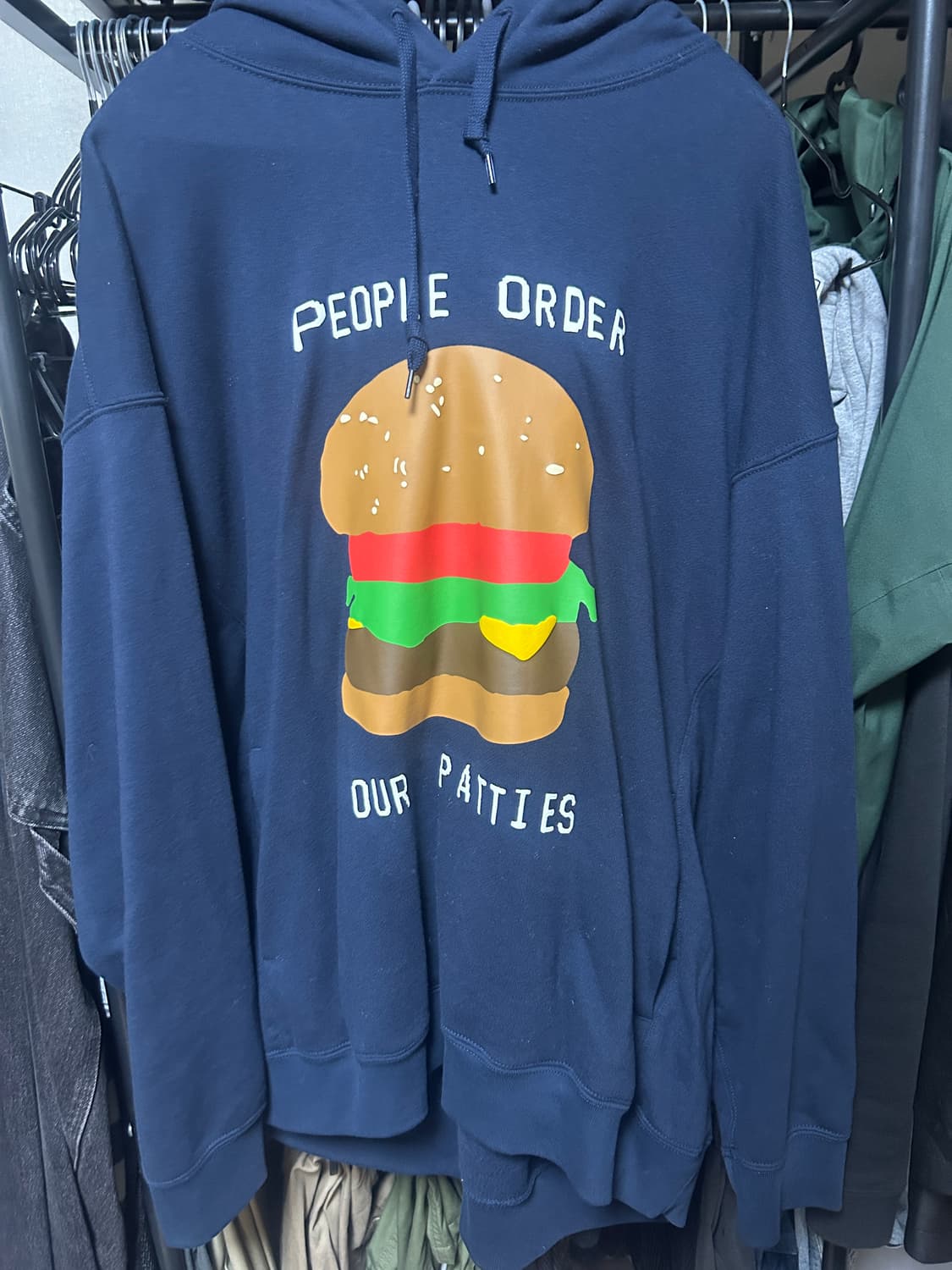 유니클로 cpfm 네이비 후드 2XL 상품이미지1