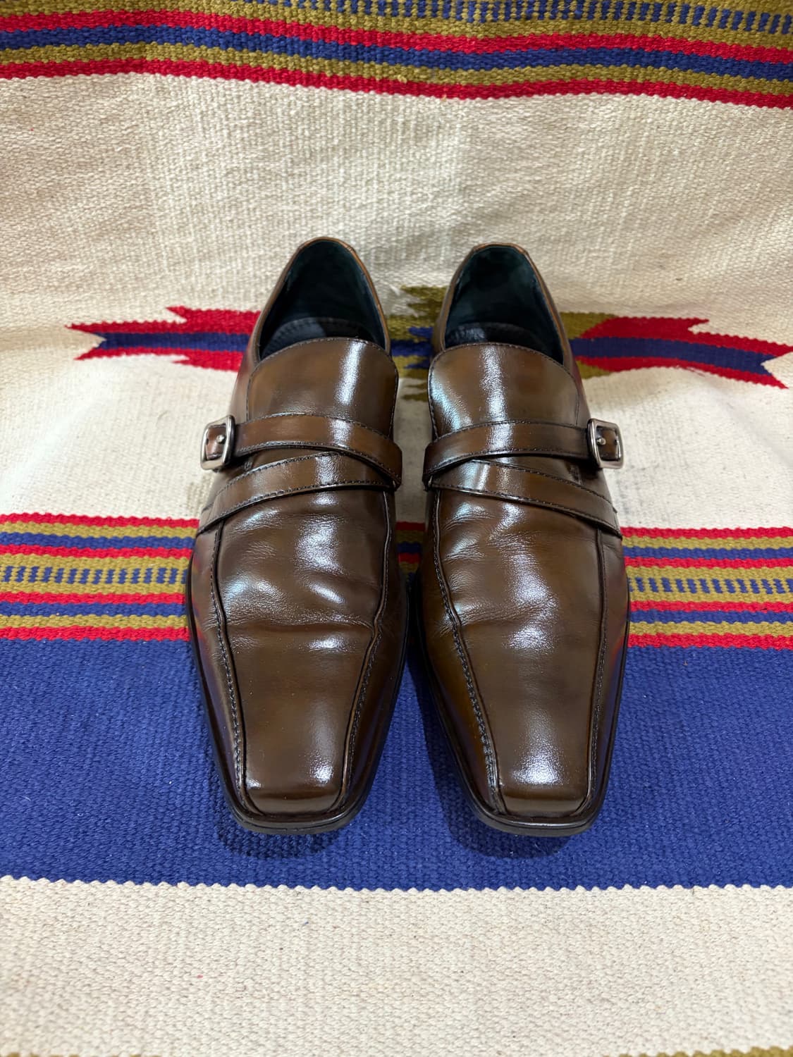 훕데두 스퀘어토 롱노즈 크로스버클 부츠 상품이미지4