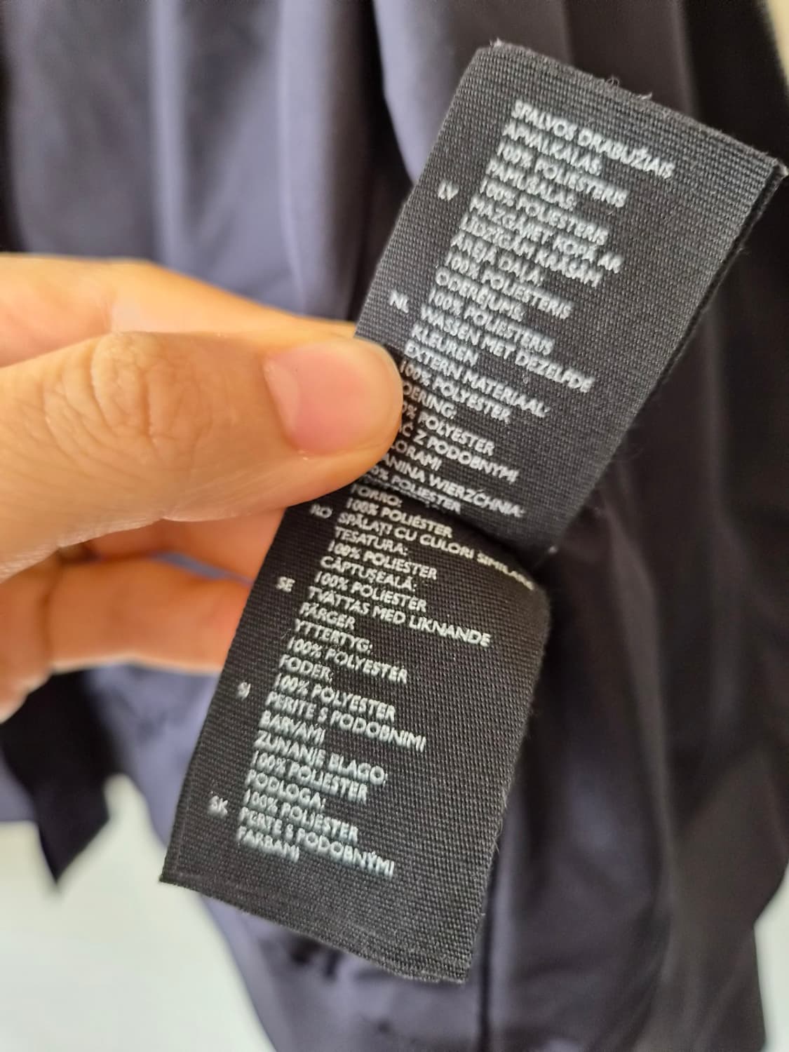 코스 COS 남성 네이비블루종점퍼 S사이즈 상품이미지8