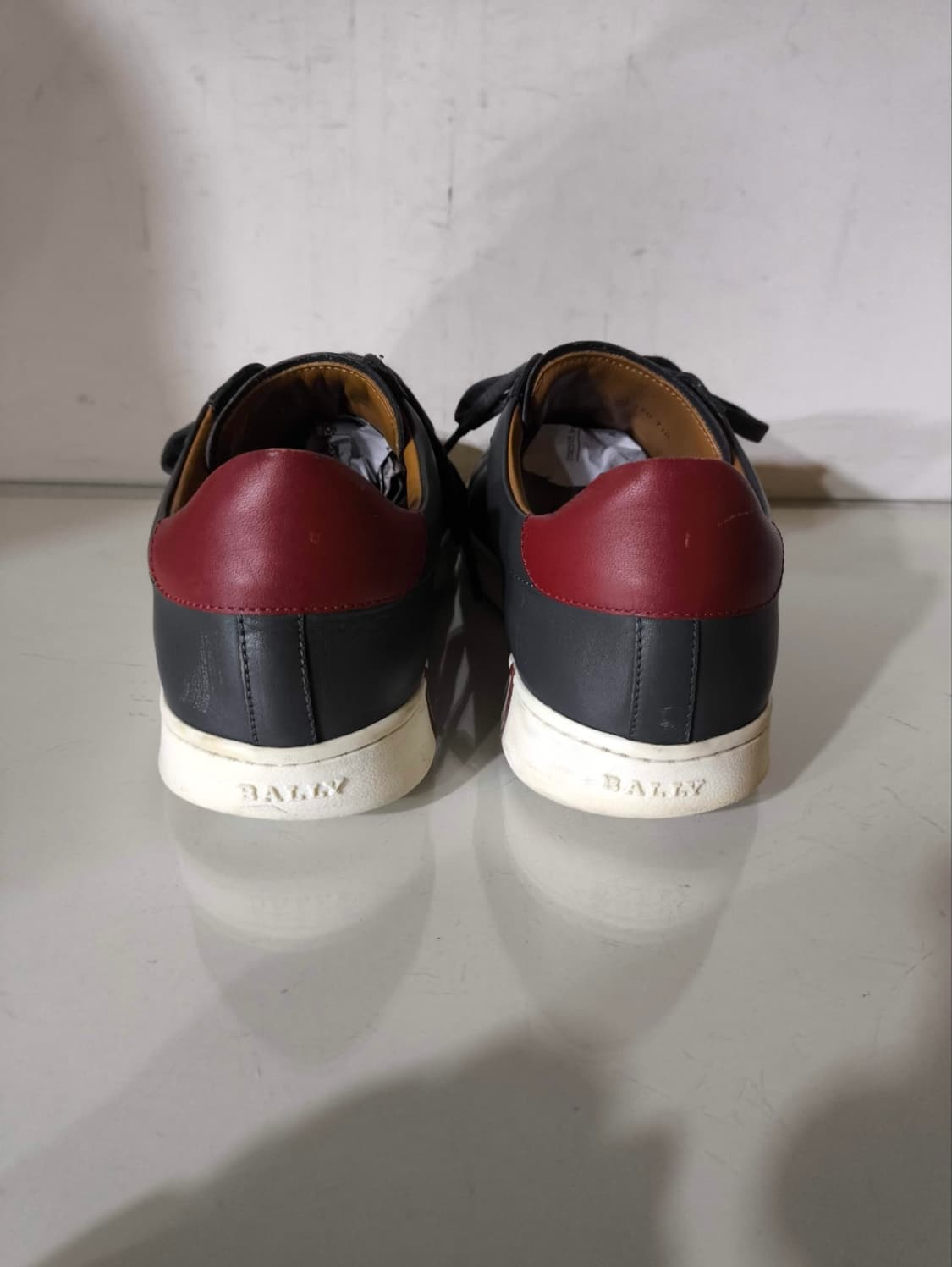 250mm 발리 애셔 아쉐르 칼프 가죽 스니커즈 진그레이 상품이미지7