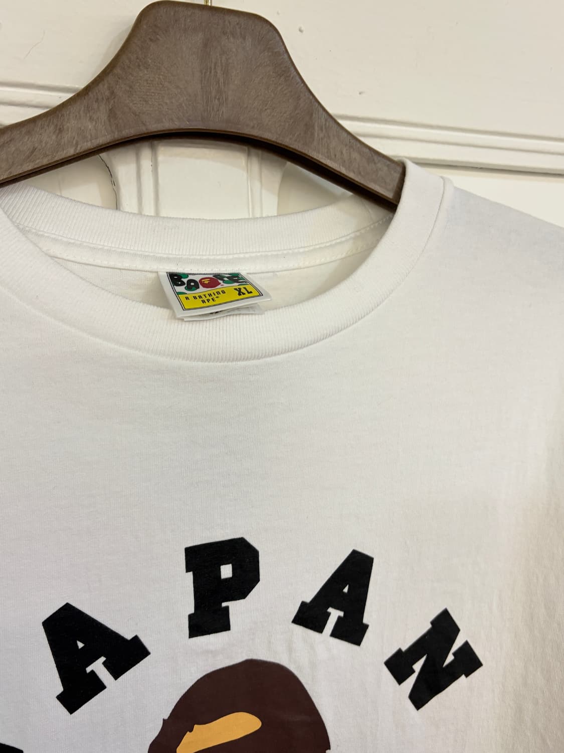 베이프 제펜 컬리지 롱슬리브 티셔츠 상품이미지4