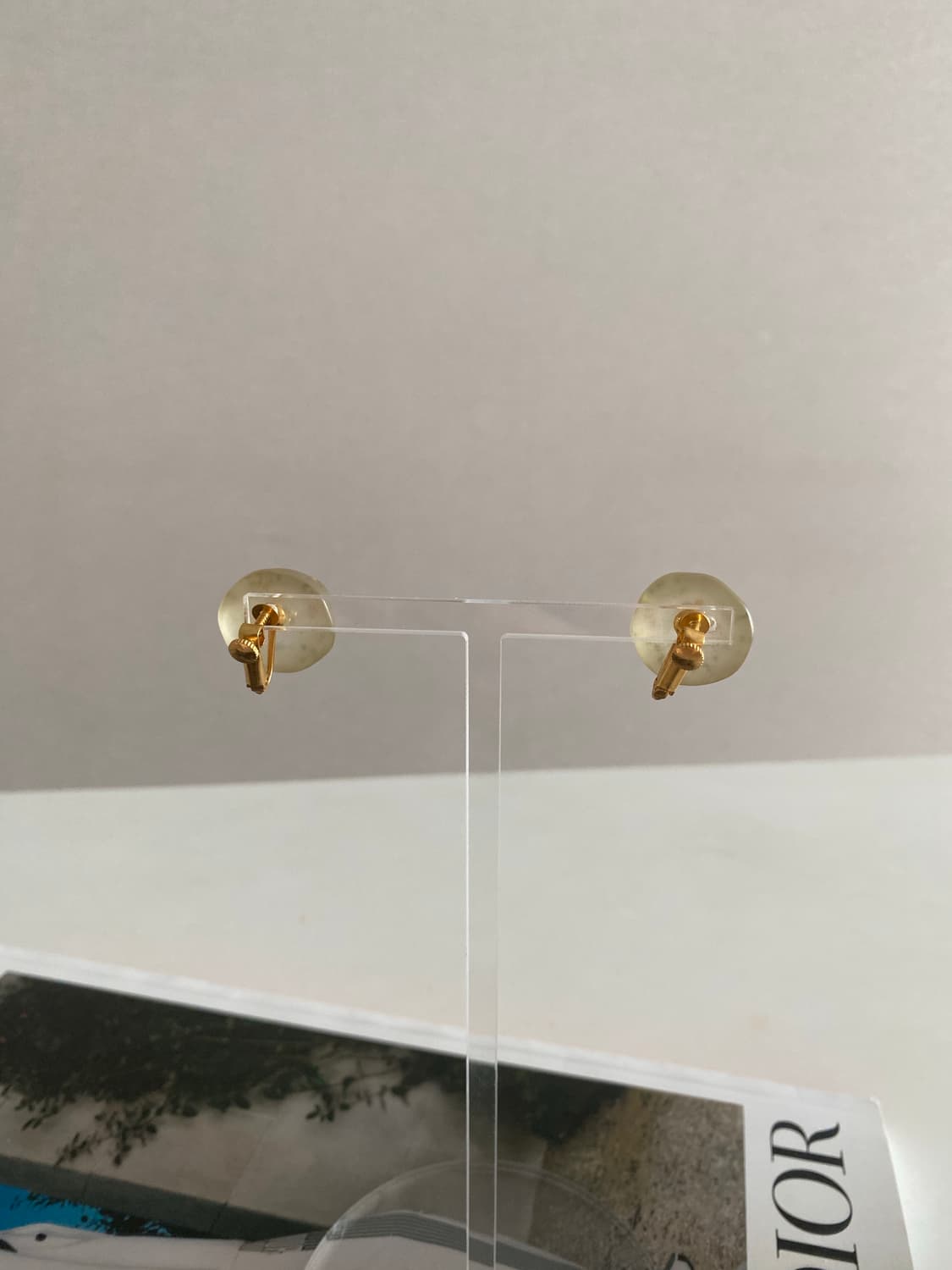 금박 포인트 빈티지 귀찌 귀걸이 상품이미지3