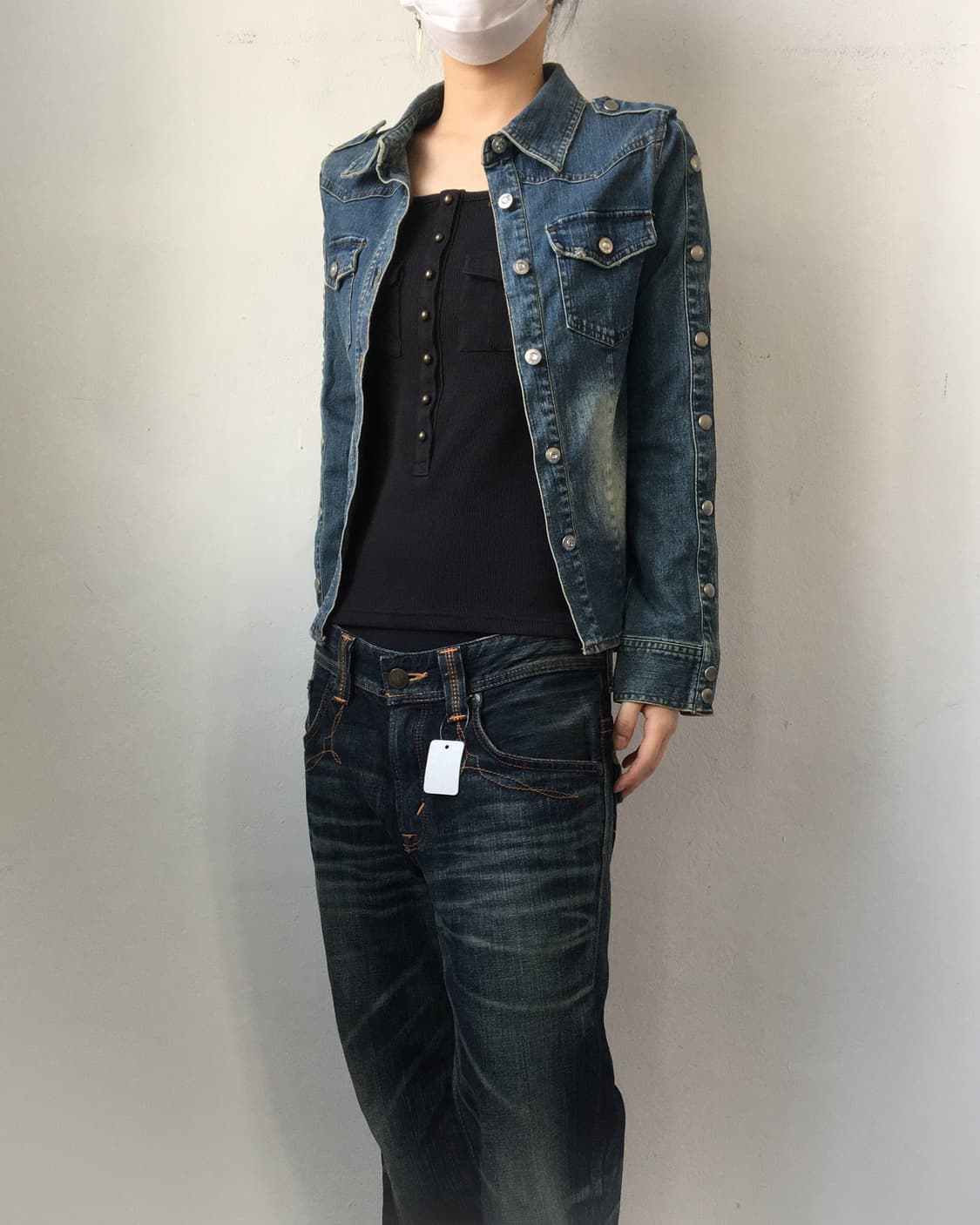 Denim washing jacket 상품이미지7