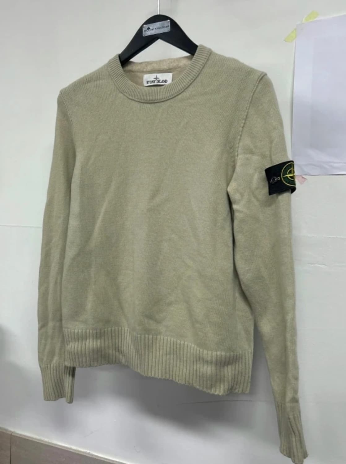 스톤아일랜드 베이지 울 니트 M 상품이미지2