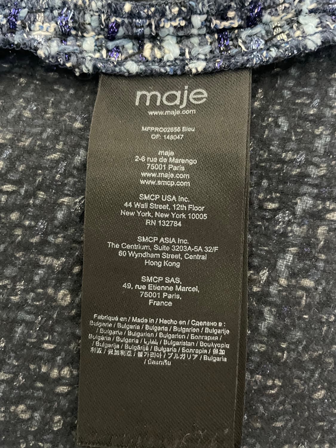 마쥬 원피스 트위드 원피스 36 상품이미지8