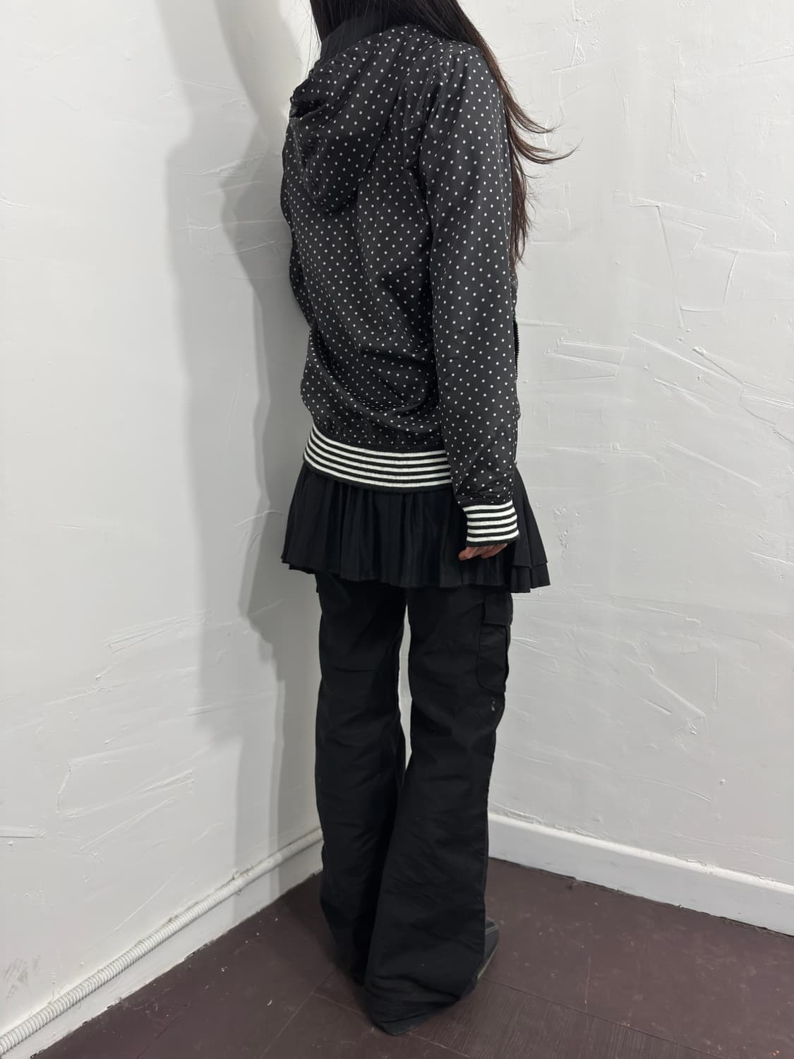 dot hood jacket 상품이미지5