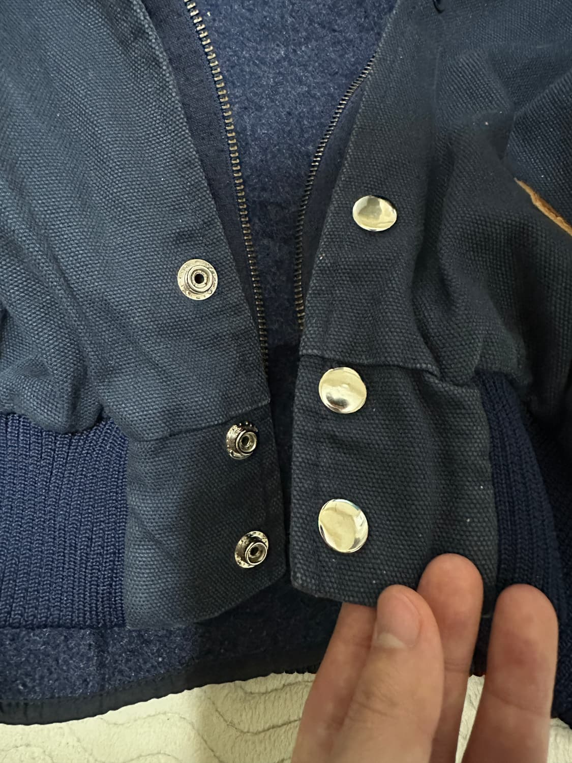 칼하트 x Honda 워크 후드자켓 네이비 XL 상품이미지7