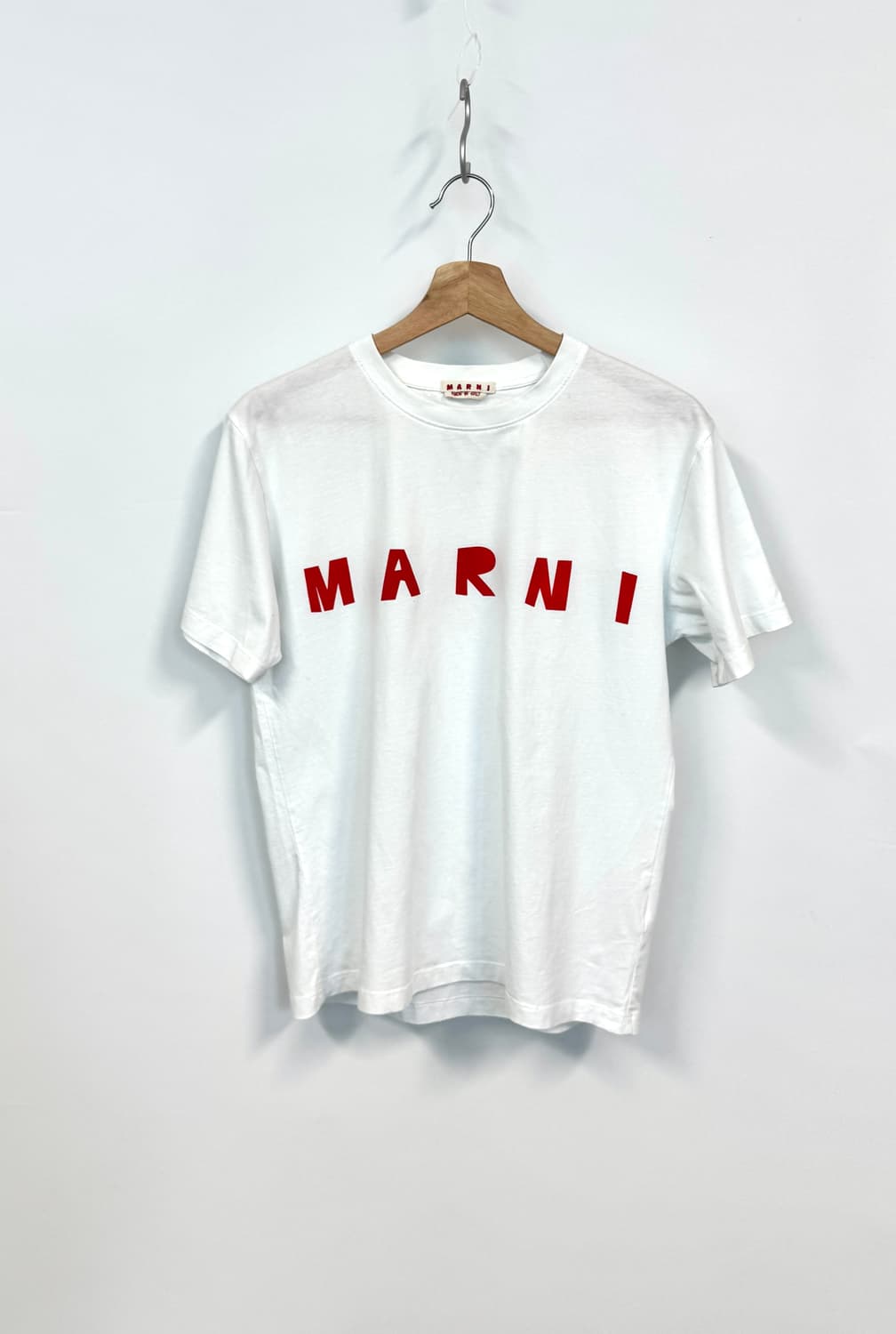 MARNI 마르니 레드 로고 티셔츠 36 상품이미지1