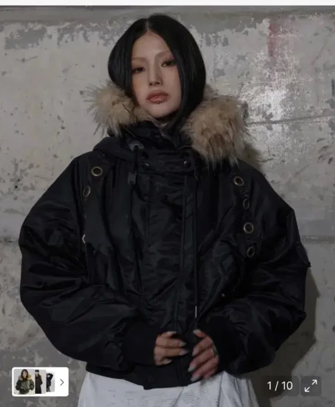 팬시클럽 아일렛 퍼 MA-1 상품이미지1