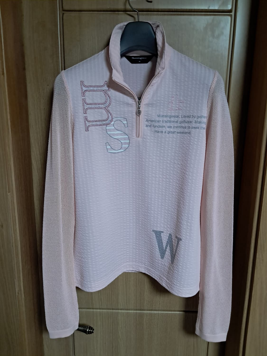 먼싱웨어 골프 여성 긴팔티 M 상품이미지2