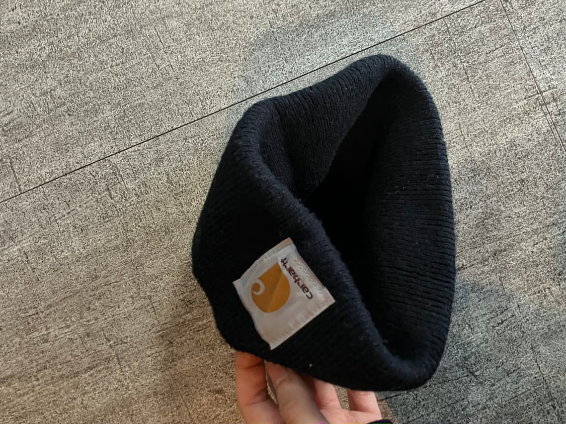 Carhartt 칼하트 올드스쿨스트릿 시그니처로고 비니모자 상품이미지2