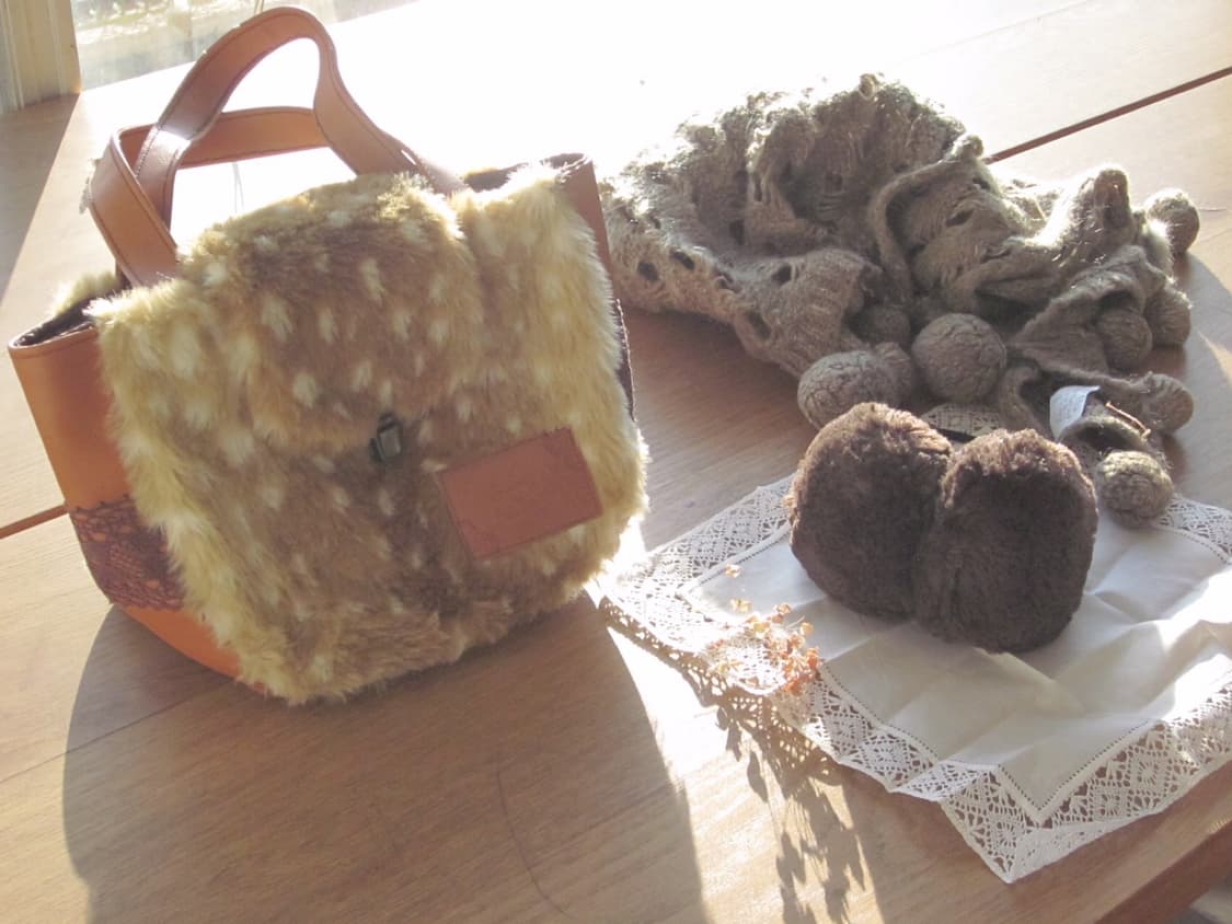 밤비코어 토트백 귀마개 머플러 3pcs 세트 상품이미지1