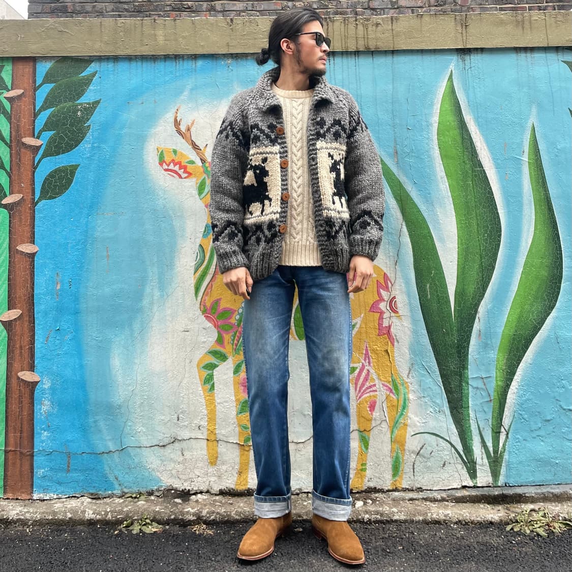 Heavy wool cowichan cardigan 상품이미지6