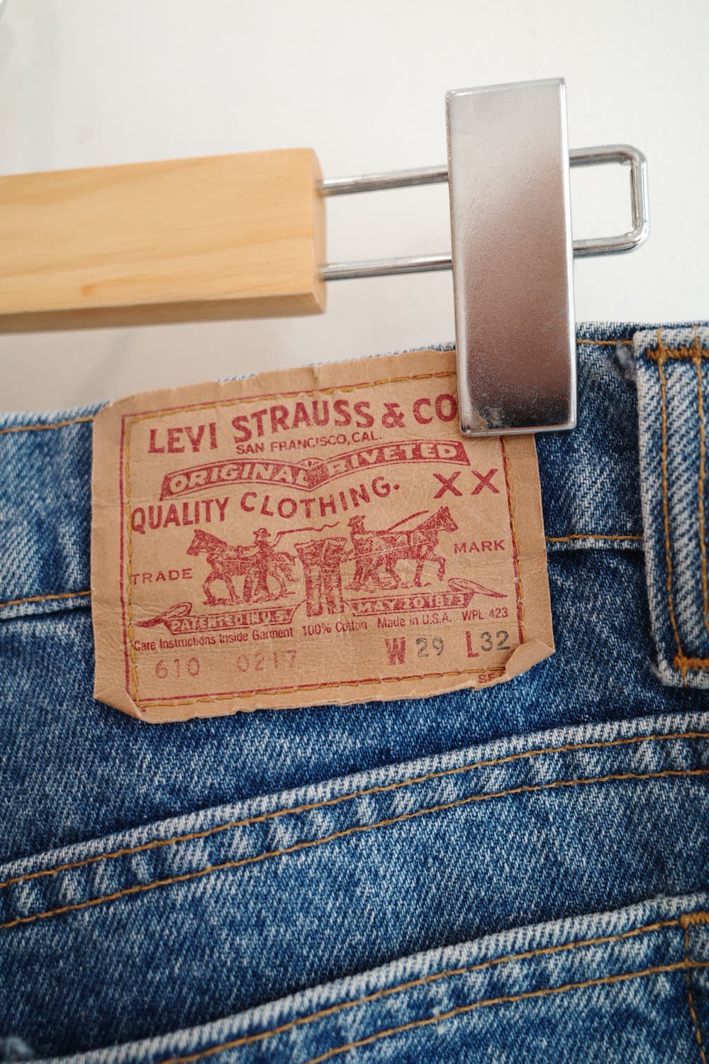 Levis 리바이스 610 빈티지 데님 (MADE IN USA) 상품이미지7