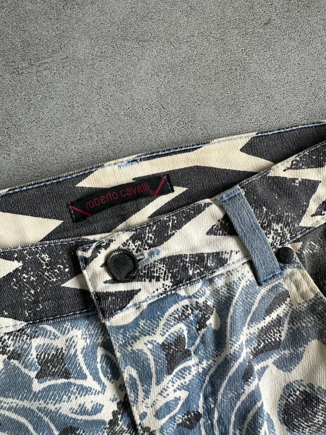 2000s 로베르토 까발리 페이즈 데님팬츠 상품이미지6