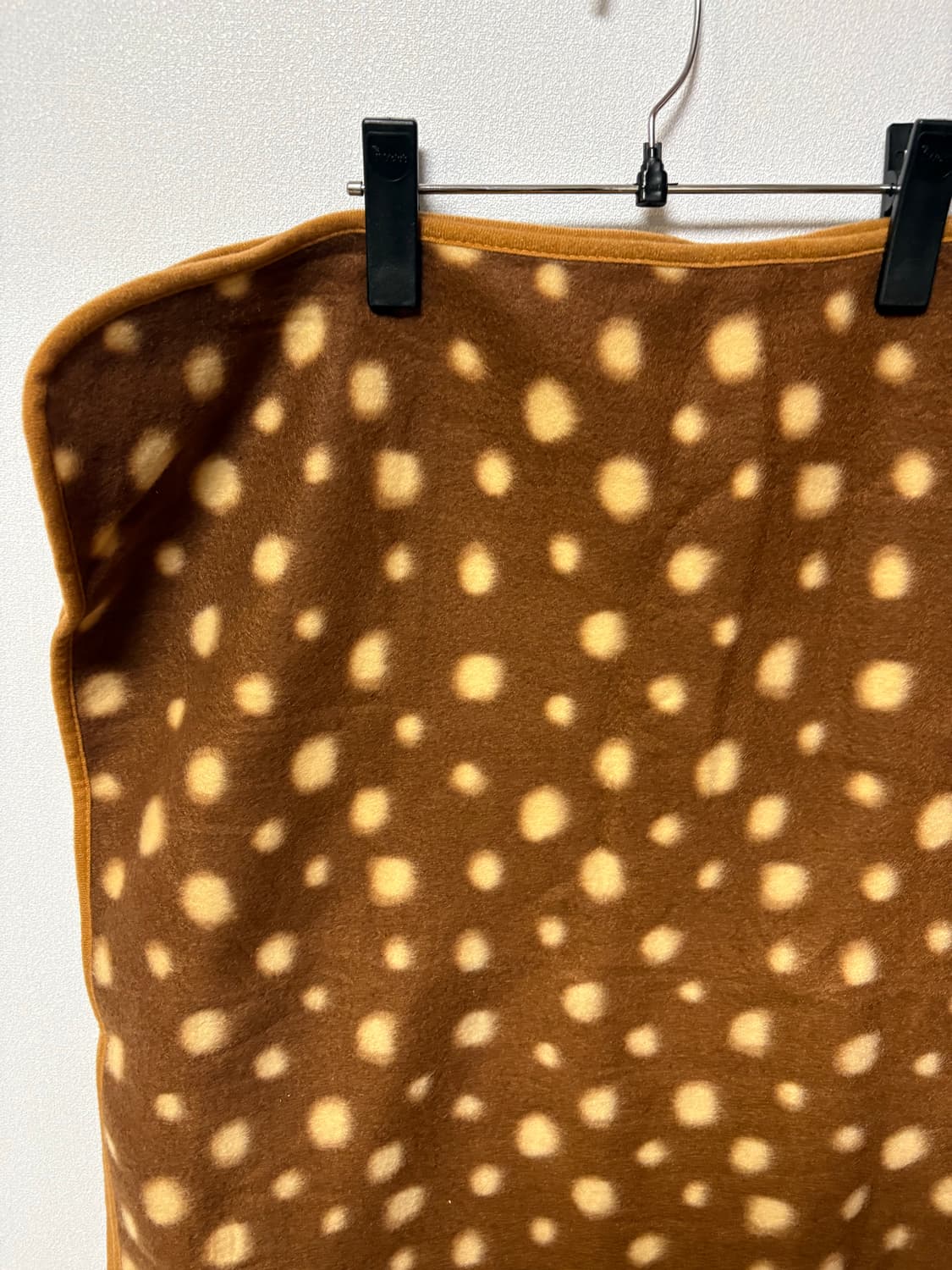 브라운 도트 후리스 담요 리락쿠마 키티 일본 빈티지 모리걸 상품이미지2