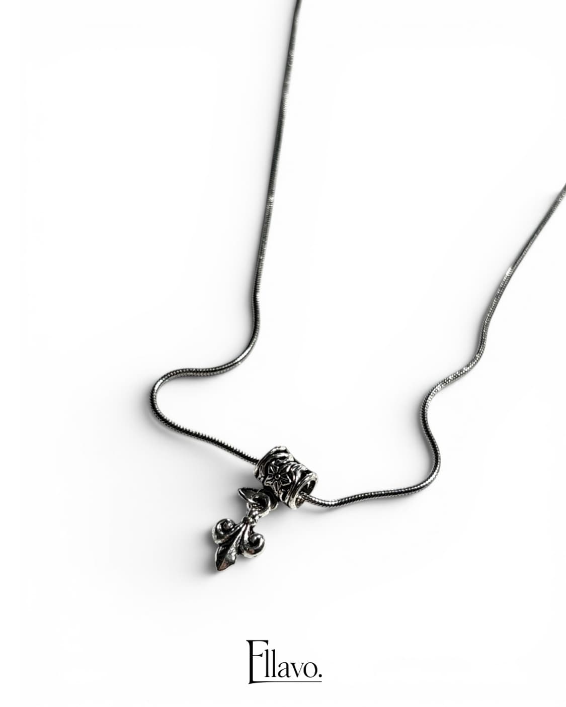 Ellavo Heritage Silver Chain Necklace 상품이미지1