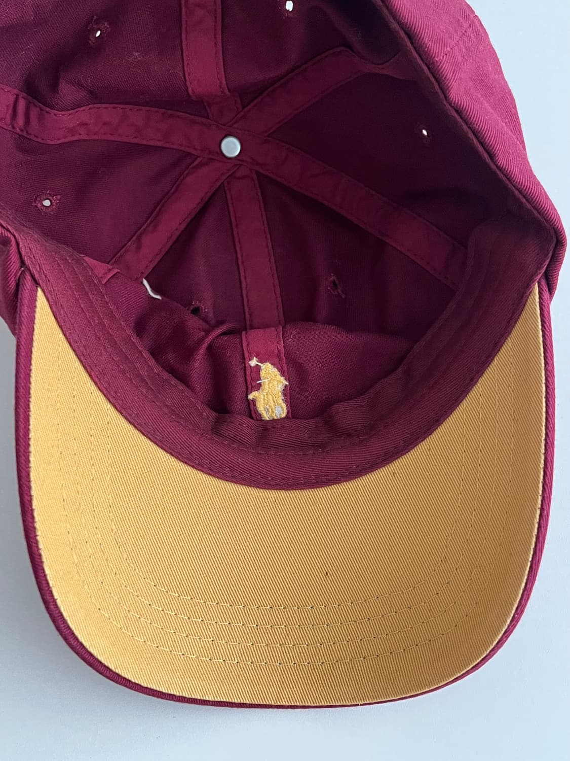 폴로 랄프로렌 빈티지 볼캡 버건디 상품이미지4