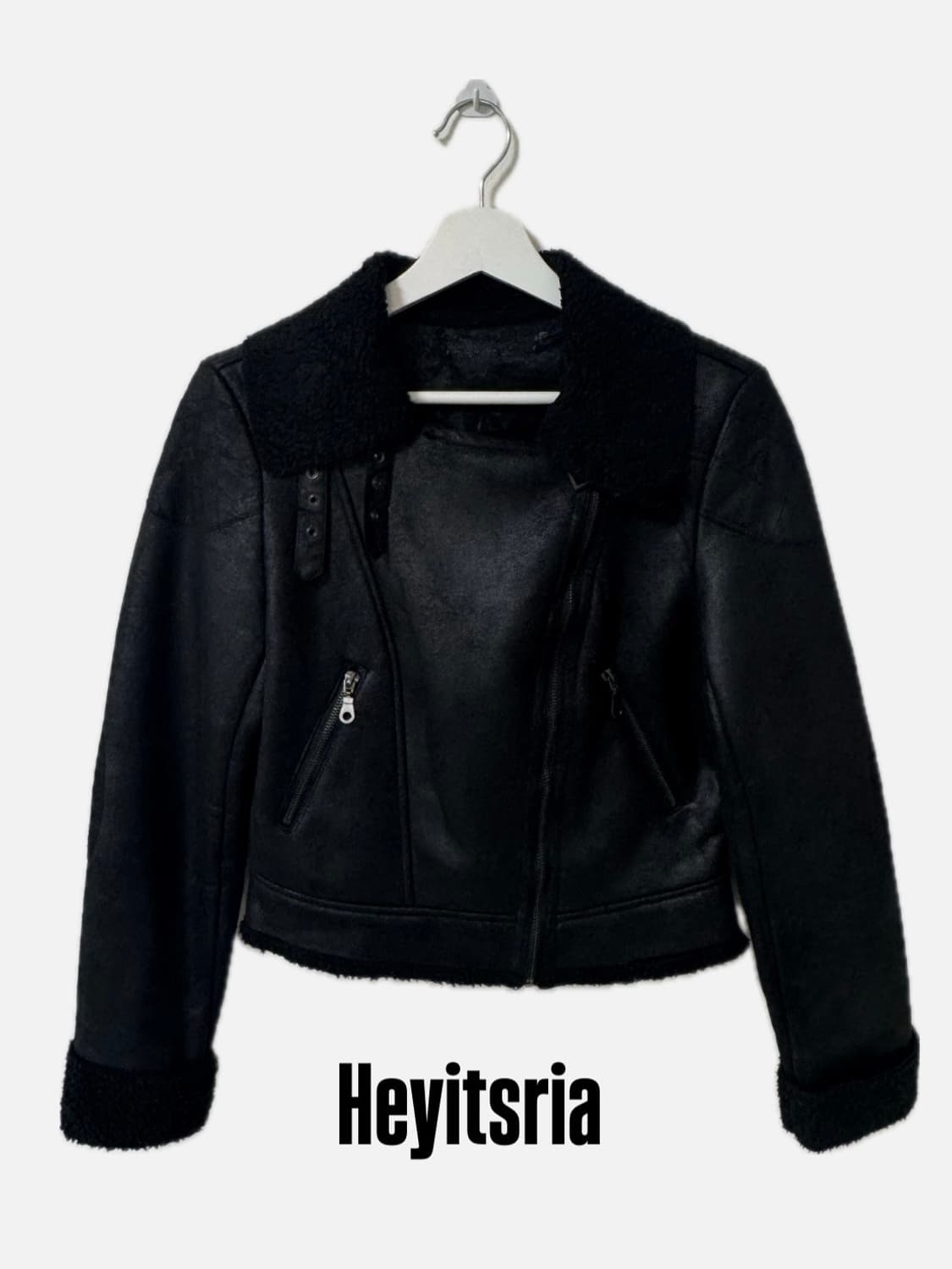 블랙 무스탕 상품이미지1