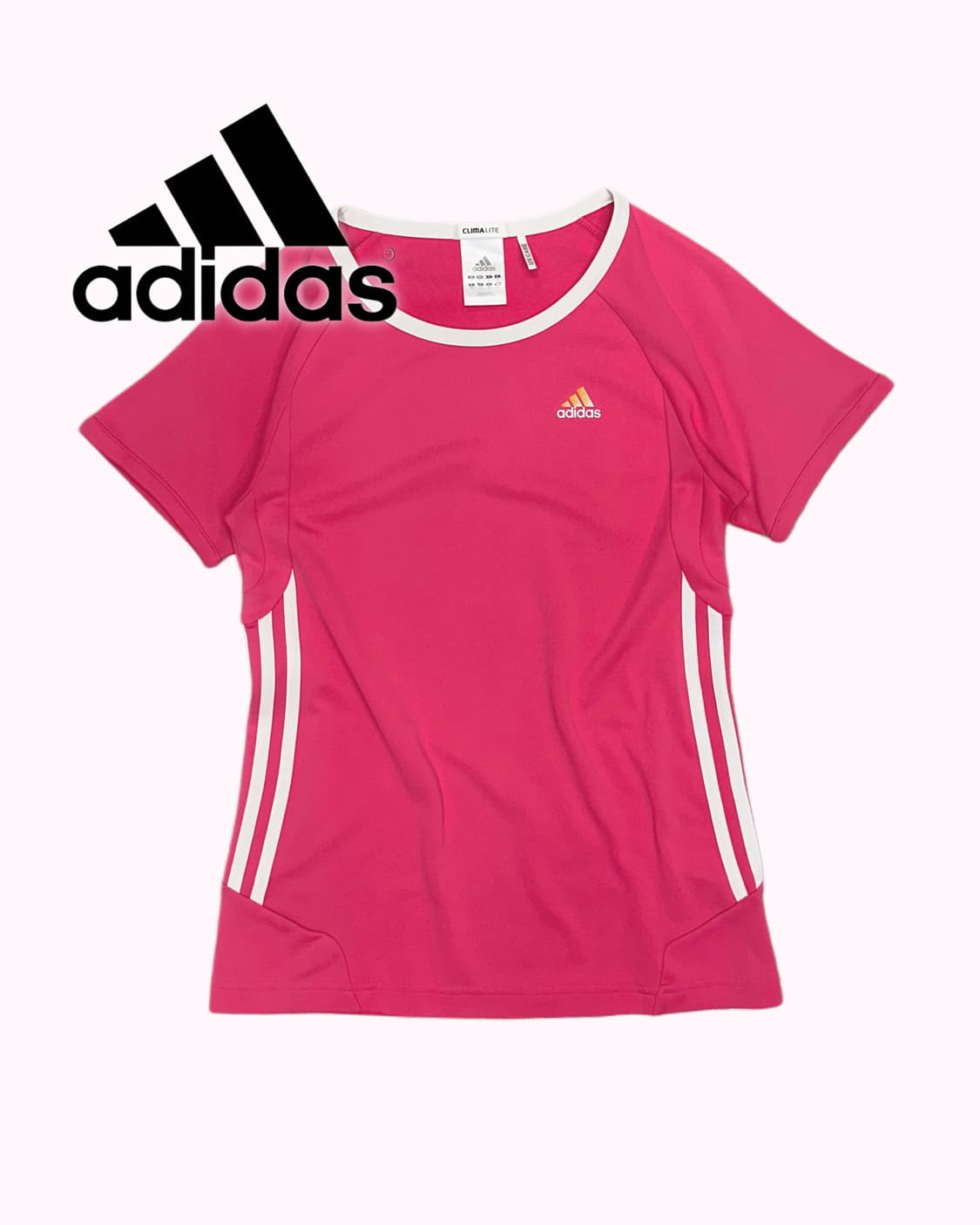 sporty pink logo t-shirt 상품이미지1