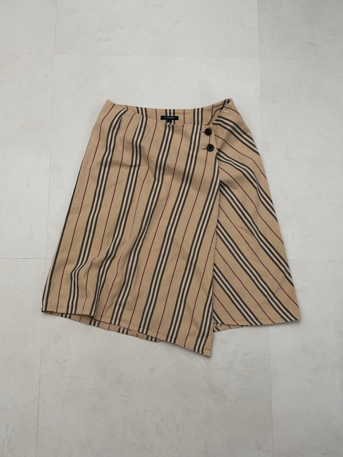 버버리 스트라이프 랩 스커트 상품이미지4