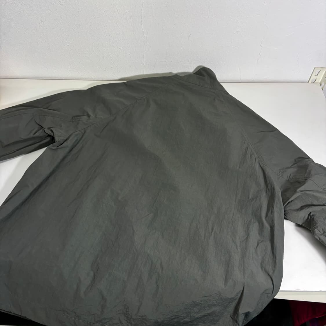 M 100 마인드브릿지 먹그레이 오버핏 포켓포인트 나일론자켓 상품이미지3