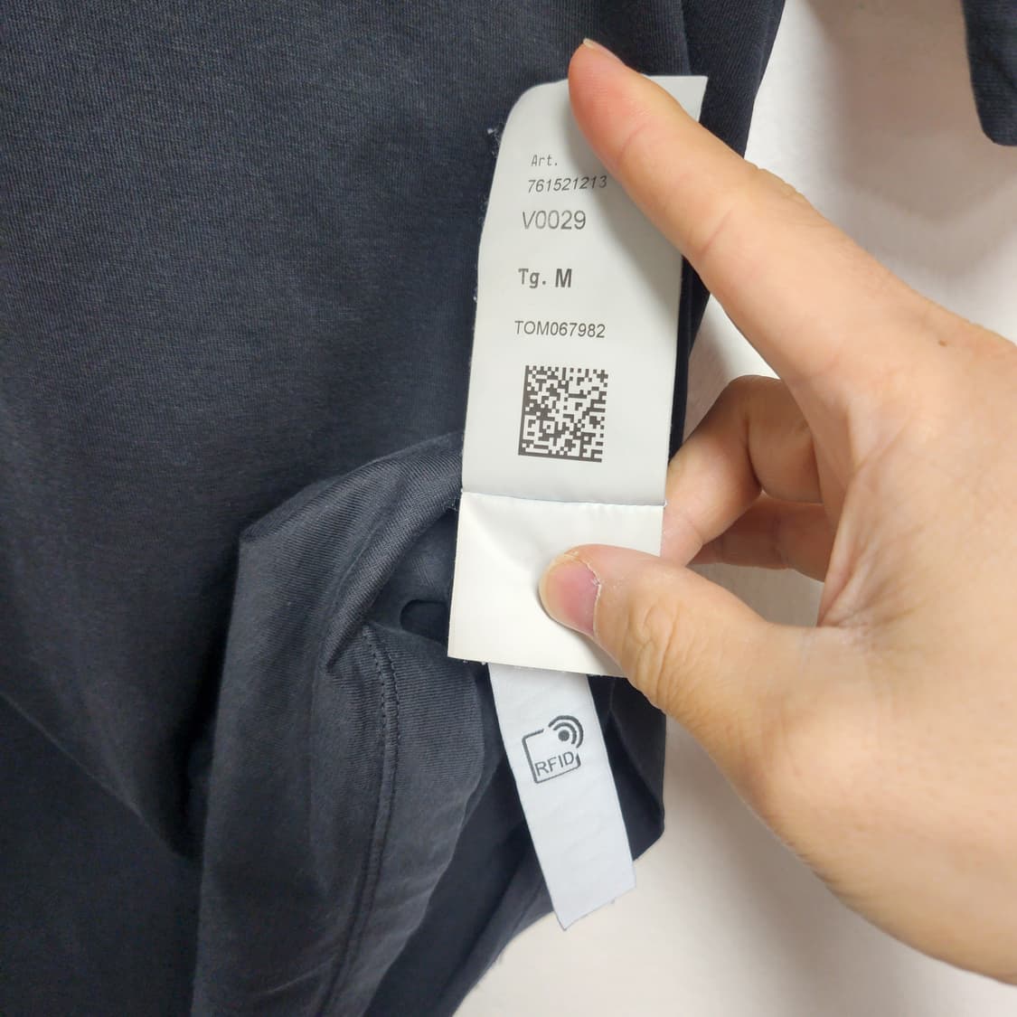 [M] 스톤아일랜드 반팔 티셔츠 블랙 상품이미지5