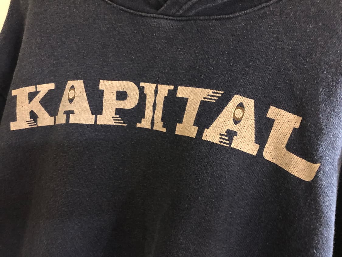 캐피탈 플리스 후드 스웨트셔츠 스피크이지 네이비 1 상품이미지4