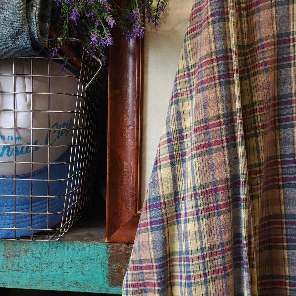 90s 폴로 마드라스 코튼 아메리칸 플란넬 체크셔츠 옐로우 L 상품이미지6