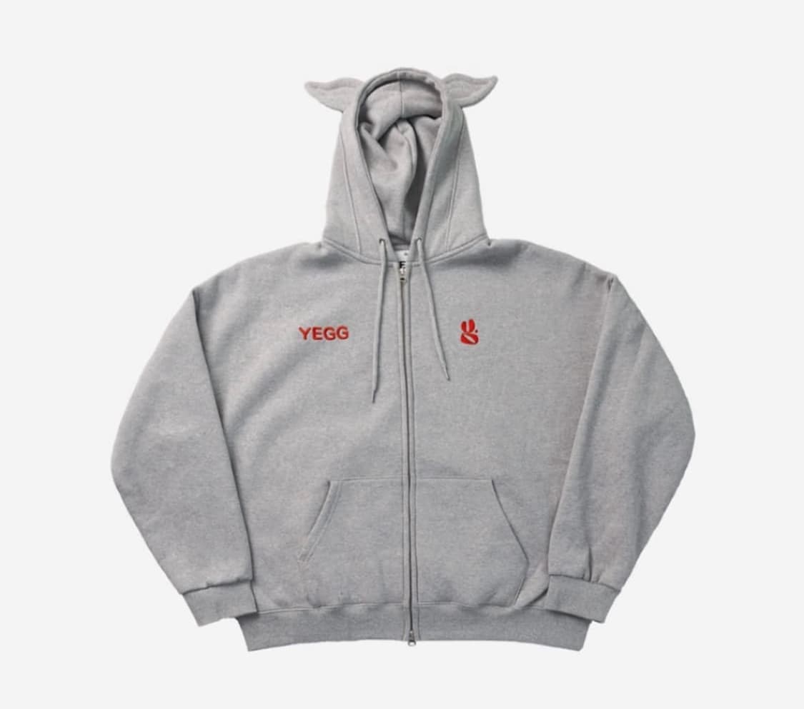 Yegg 예그 윙 후디 그레이 상품이미지1