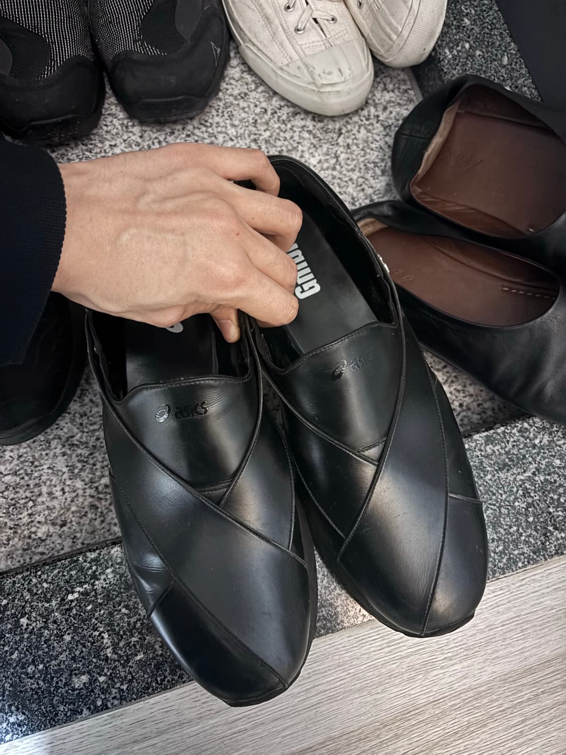 아식스 젤차팔44 블랙 상품이미지1