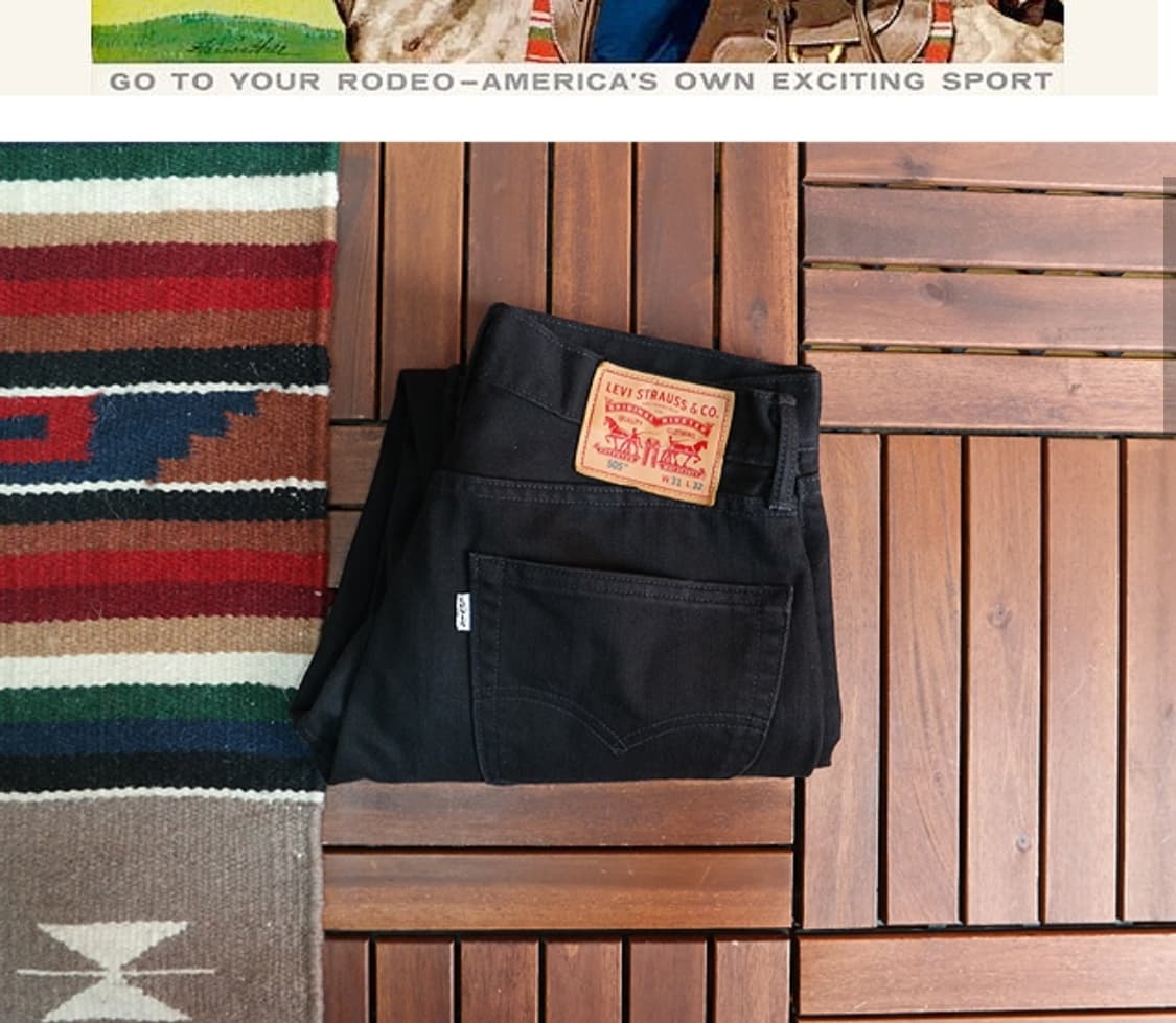 리바이스 levis 505  블랙진 30.5사이즈 상품이미지1