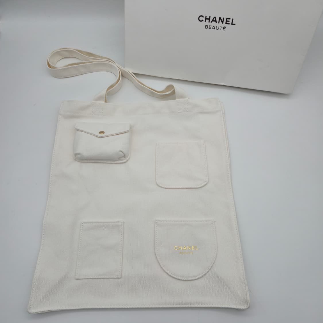 CHANEL 샤넬 뷰티 캔버스 토트백 에코백 [FC12529-0005] 상품이미지5