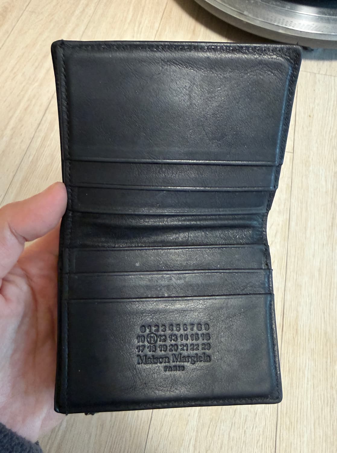 메종 마르지엘라 스티치레더 반지갑&지퍼형 반지갑블랙 상품이미지5