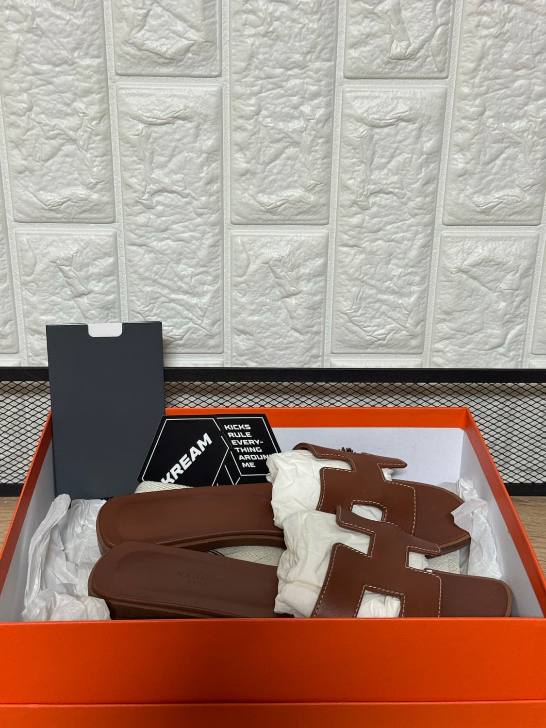 [36.5] 에르메스 오란 브라운 샌들 상품이미지1