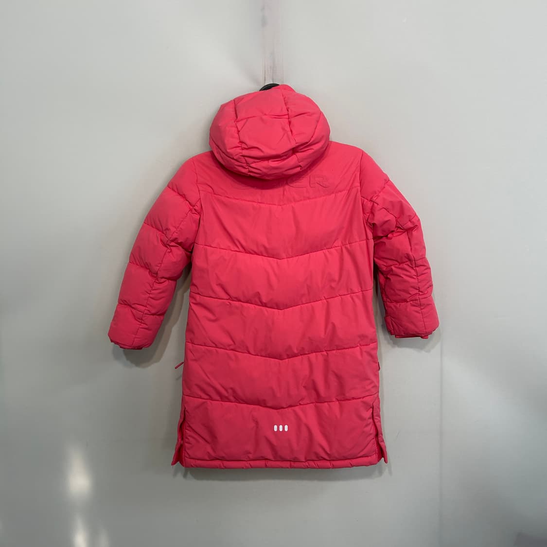 아이더 키즈 오리털 롱패딩 120 핑크 상품이미지3