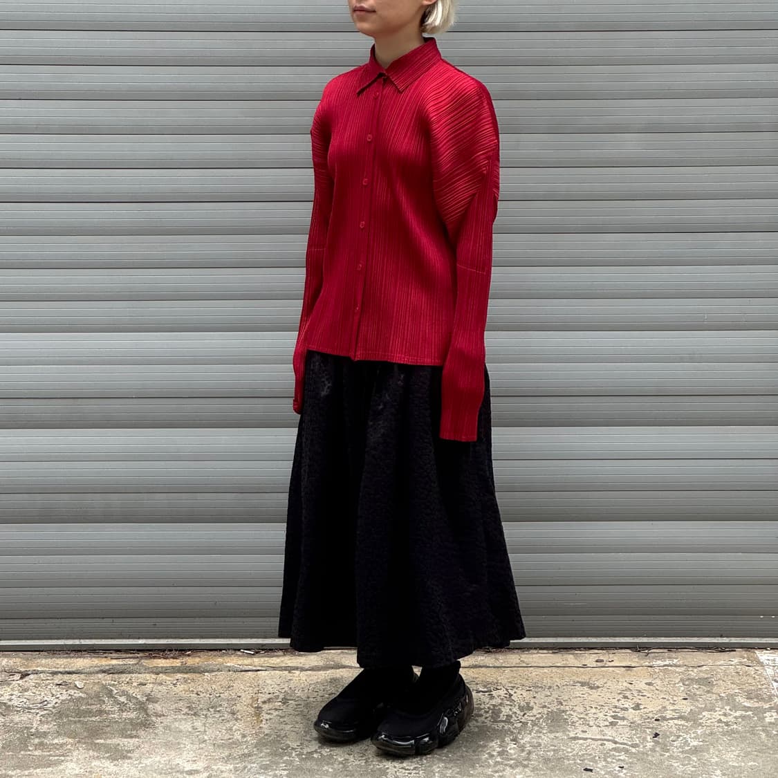 Pleats Please Red Cardigan 상품이미지6