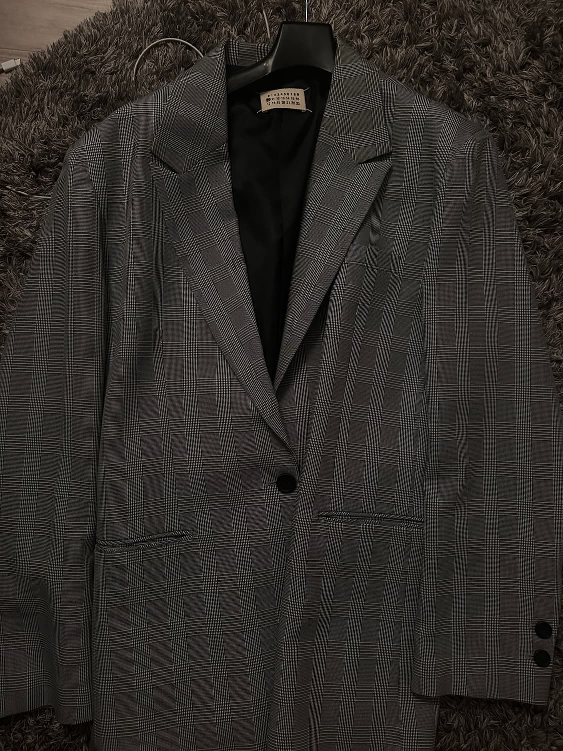 (급처)마르지엘라 블레이저 (그레이 체크) 상품이미지1