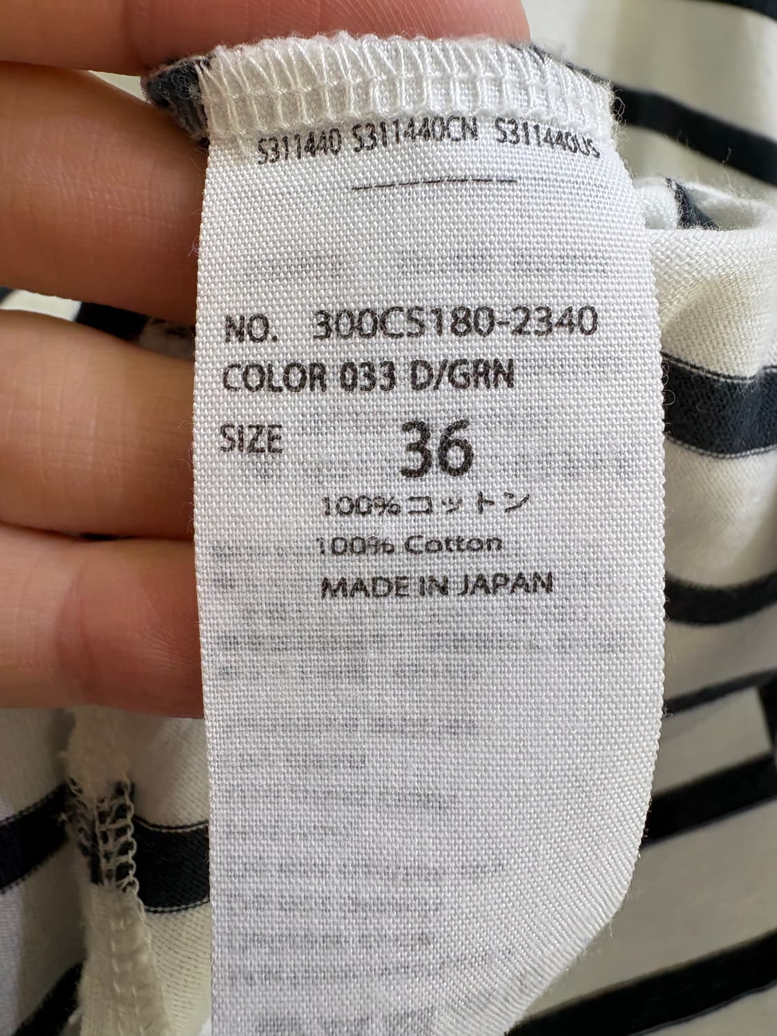 ENFOLD (Made in Japan) 긴팔 티셔츠 상품이미지7