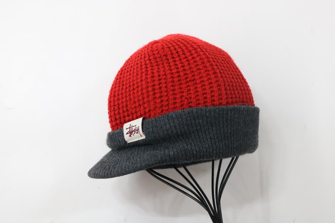 올드 스투시 90s 미국 생산 와플 비저니 비니 상품이미지2