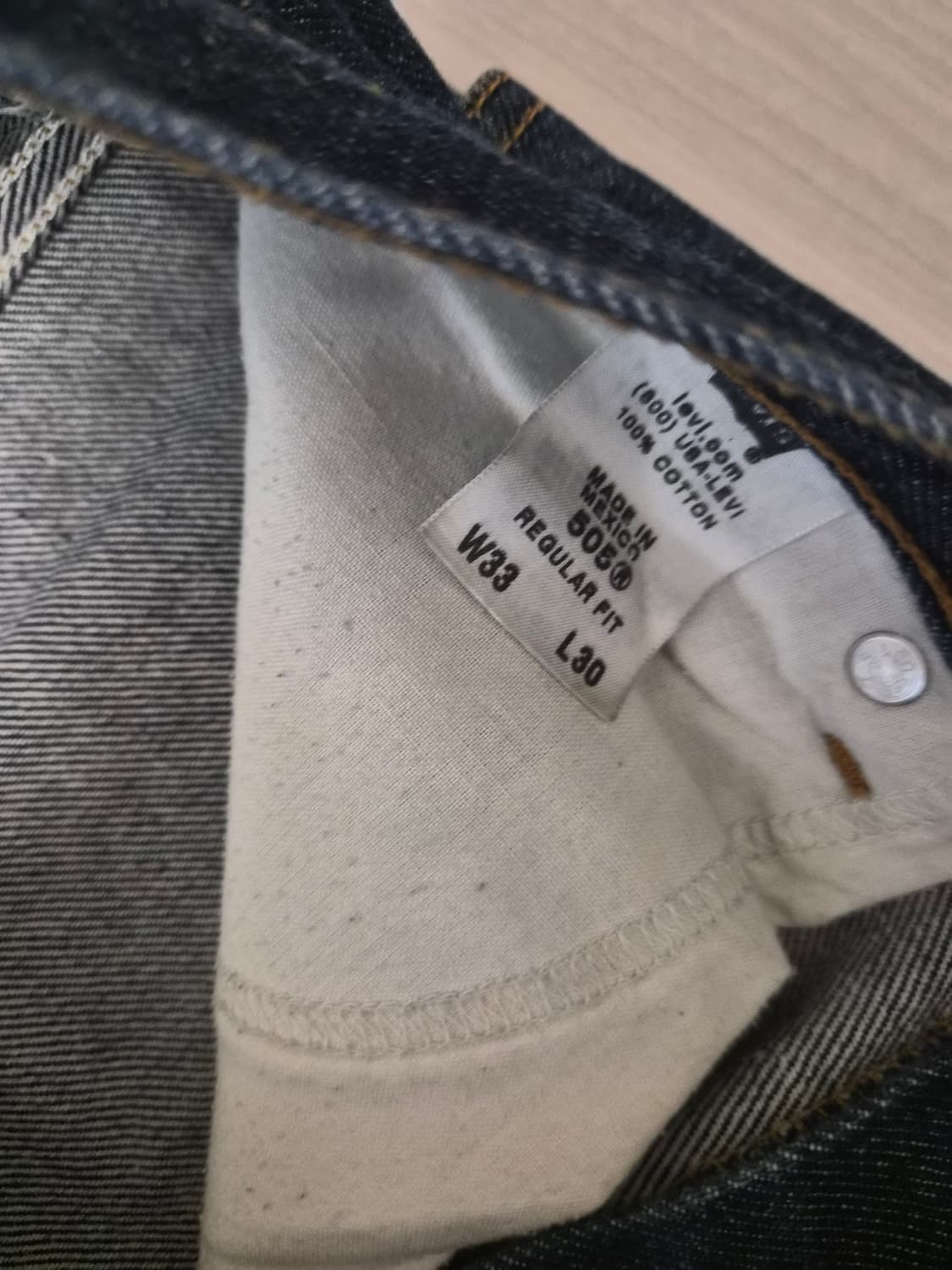 Levi's 505 Regular Fit 데님 팬츠 상품이미지5