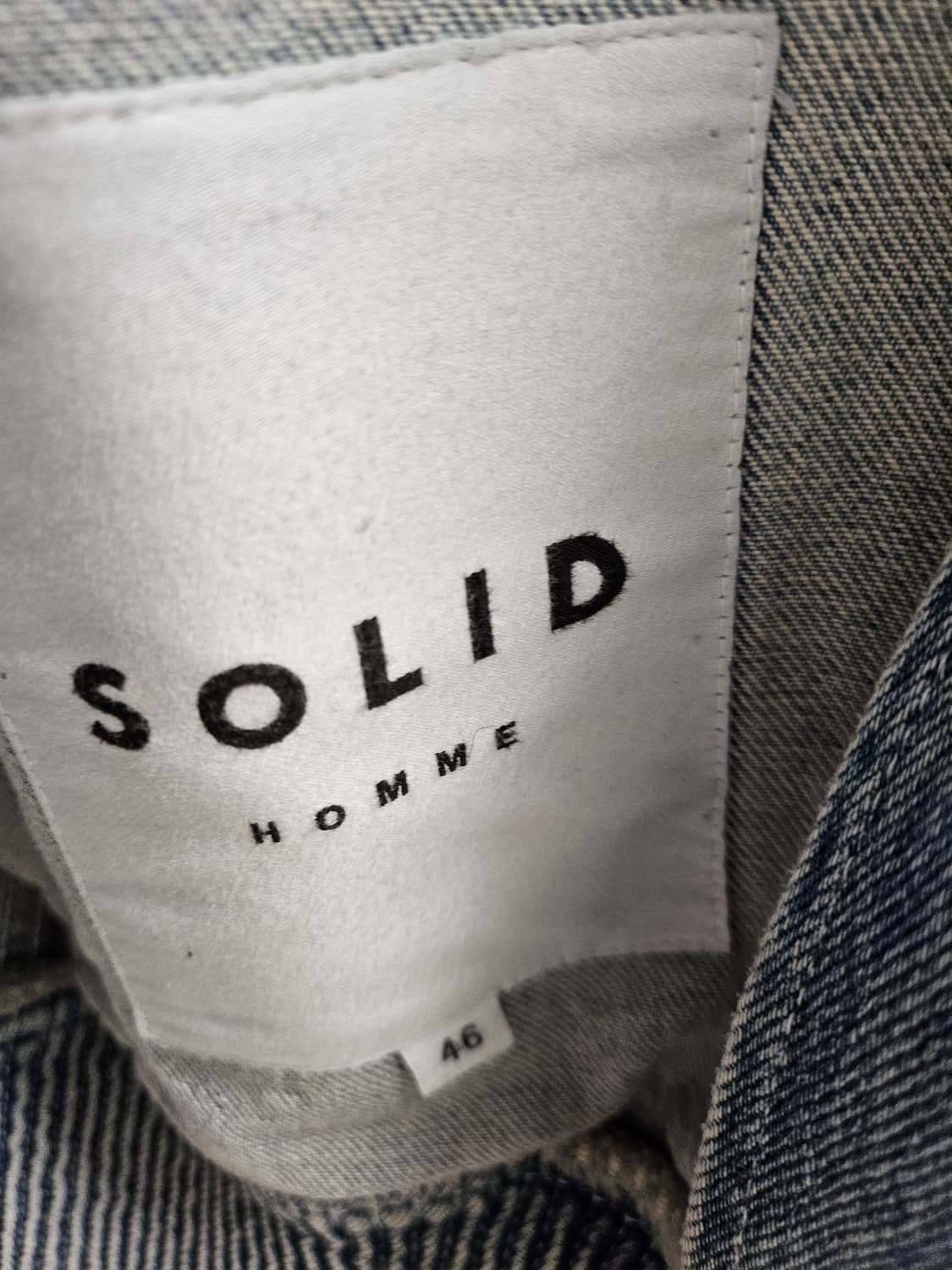 솔리드옴므 데님 봄버 46 상품이미지3