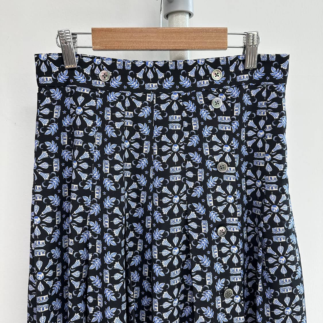 폴스미스 패턴 플리츠 랩스커트 상품이미지3