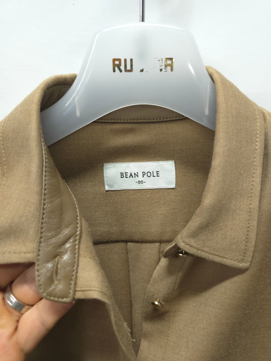 빈폴 여성용 울 혼방 롱 셔츠 자켓 (55~66) 상품이미지7