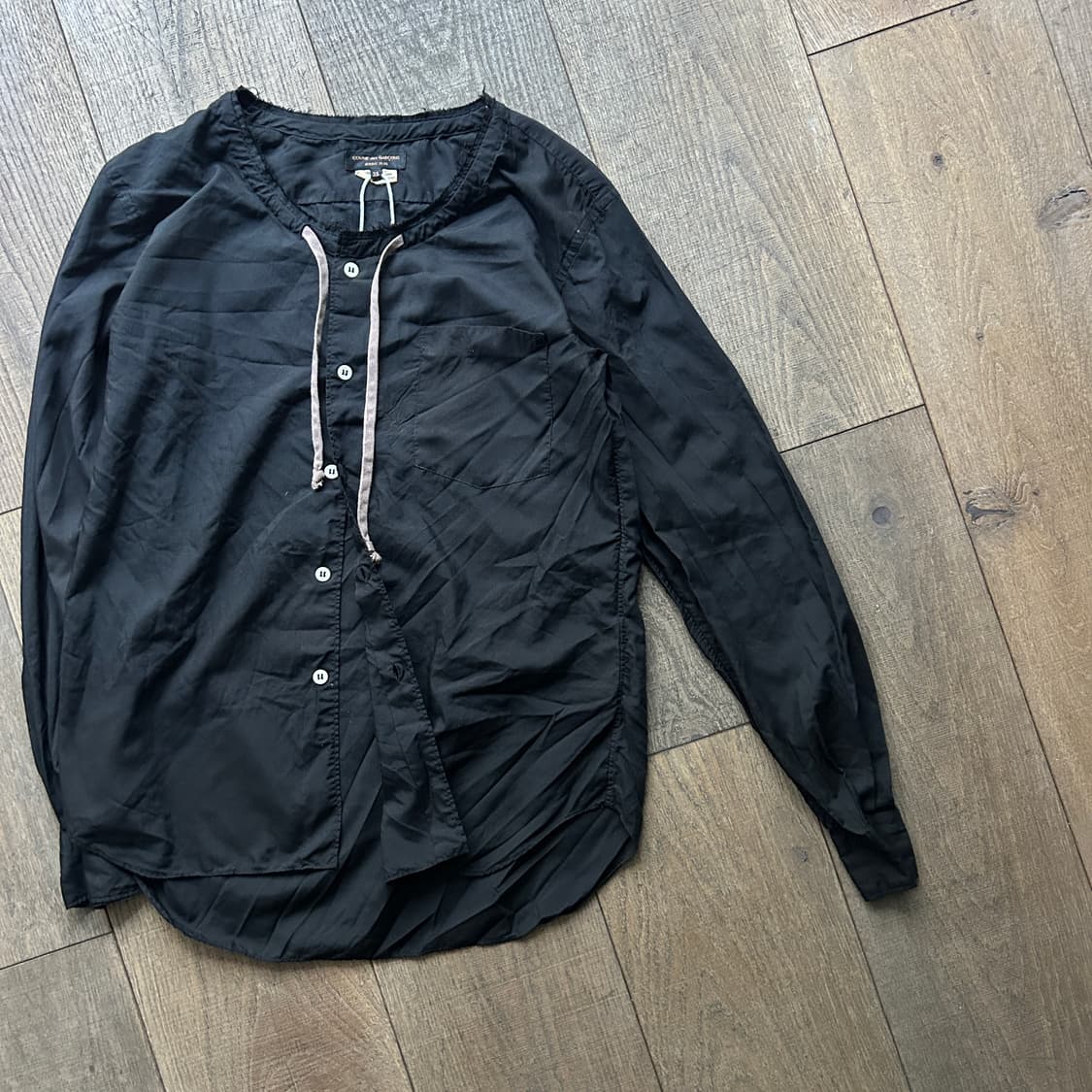 Line No Collar Basic Shirts 상품이미지5